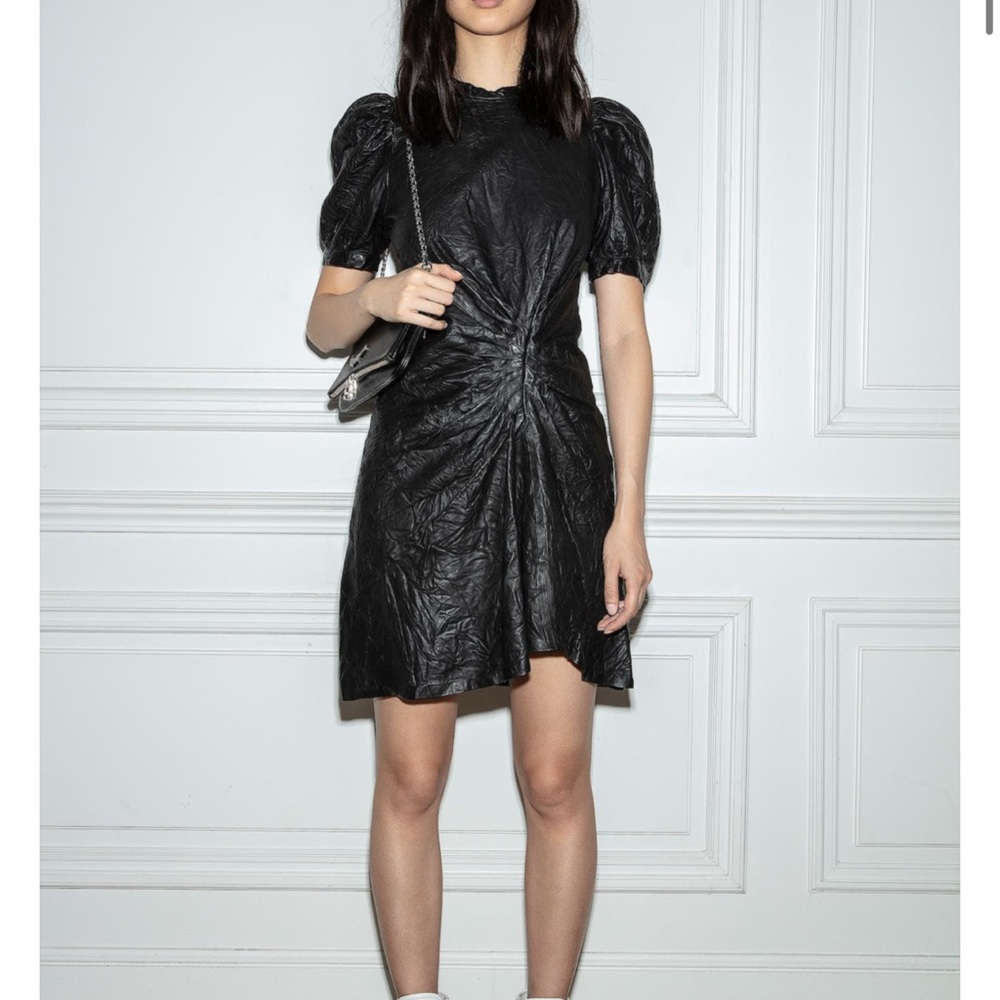Zadig&Voltaire Lambskin Leather Dress